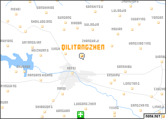 map of Qilitangzhen