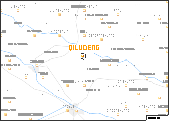 map of Qiludeng