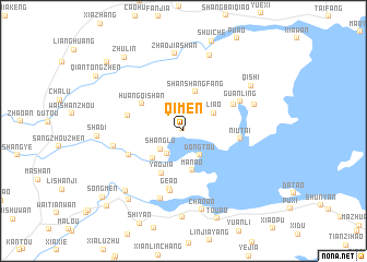 map of Qimen