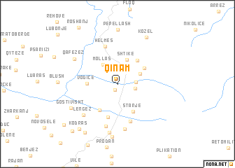 map of Qinam