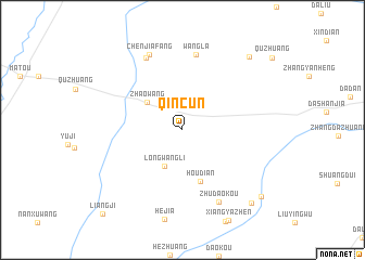 map of Qincun