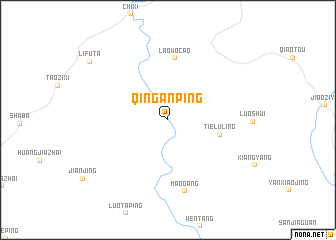 map of Qing\
