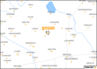 map of Qing\