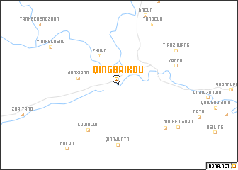 map of Qingbaikou