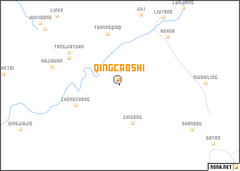 map of Qingcaoshi