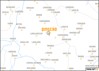 map of Qingcao