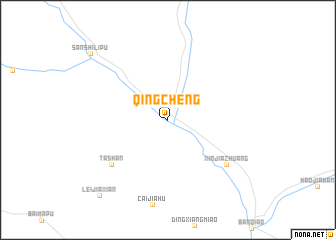 map of Qingcheng