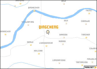 map of Qingcheng