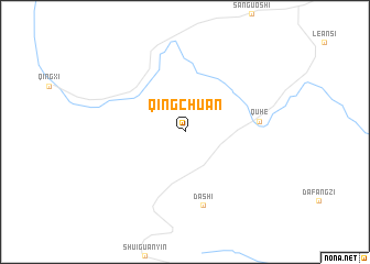 map of Qingchuan
