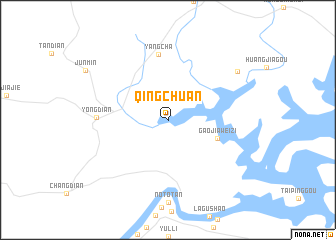 map of Qingchuan