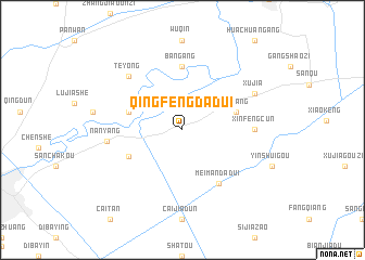 map of Qingfengdadui