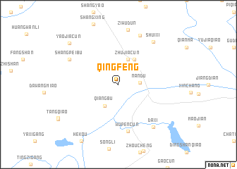 map of Qingfeng