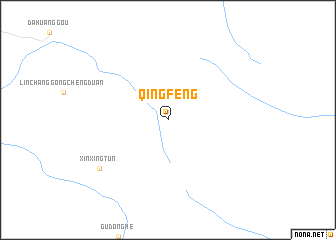 map of Qingfeng