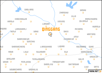 map of Qinggang