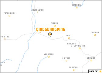 map of Qingguangping