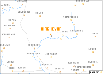 map of Qingheyan