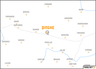 map of Qinghe