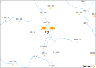 map of Qinghua