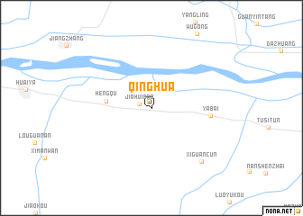 map of Qinghua