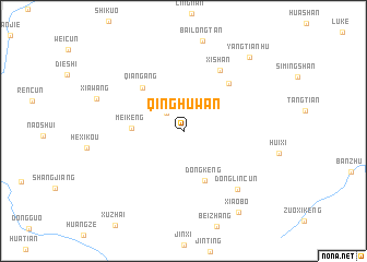 map of Qinghuwan