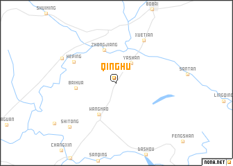 map of Qinghu