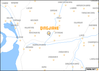 map of Qingjiahe