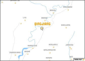 map of Qingjiang