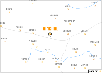map of Qingkou