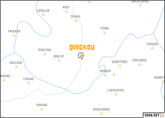 map of Qingkou