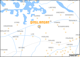 map of Qingliang\