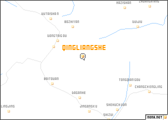 map of Qingliangshe