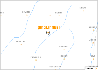 map of Qingliangsi