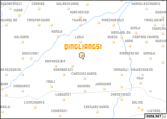 map of Qingliangsi