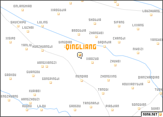 map of Qingliang