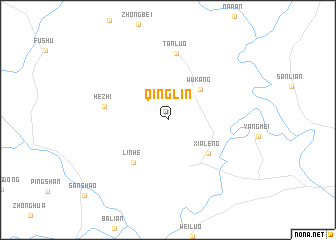 map of Qinglin