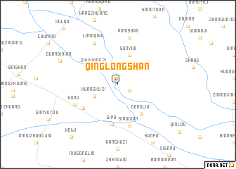 map of Qinglongshan