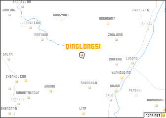 map of Qinglongsi