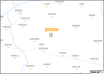 map of Qingmu