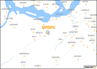 map of Qingpu