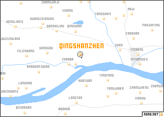 map of Qingshanzhen