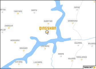 map of Qingshan