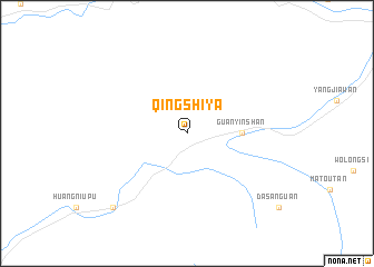 map of Qingshiya