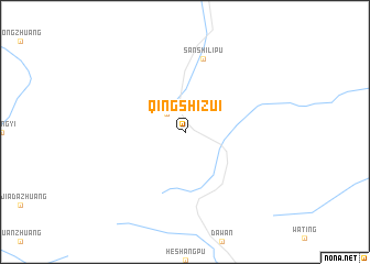 map of Qingshizui