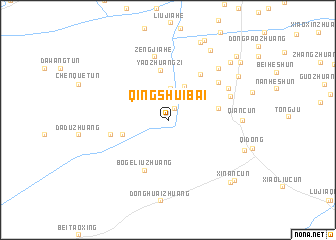 map of Qingshuibai