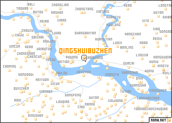 map of Qingshuibuzhen