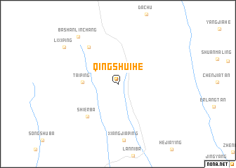 map of Qingshuihe