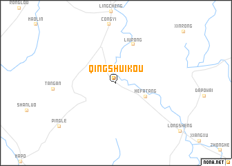 map of Qingshuikou