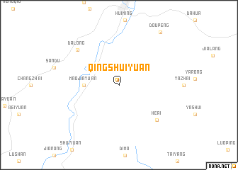 map of Qingshuiyuan