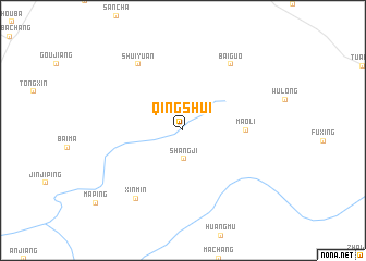 map of Qingshui