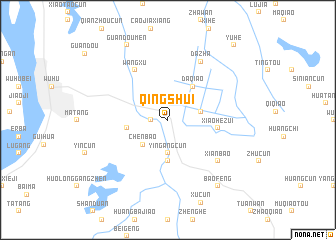 map of Qingshui